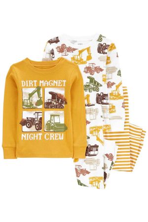 Carters Erkek Bebek Pijama Set 4'lü Paket - Thumbnail